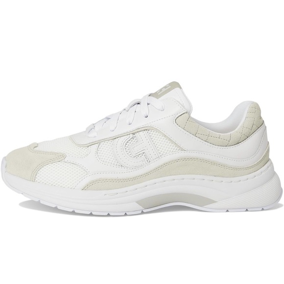 NIB Cole Haan Grandpro Eleeana Runner, White Ltr/Silver Birch Sde/White Mesh - Picture 5 of 9